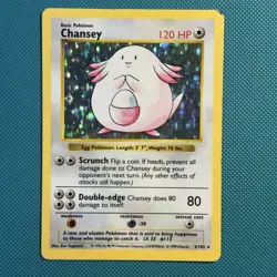 Pokemon Vintage Shadowless Holo Chansey 003/102 Base Set 1999 Wotc - Image 1