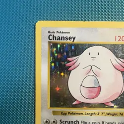 Pokemon Vintage Shadowless Holo Chansey 003/102 Base Set 1999 Wotc - Image 2