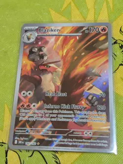 Blaziken 192/182 Illustration Rare Destined Rivals Pokemon Holo Near Mint - Image 1