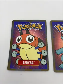 RARE 2000 Pokemon Totodile Ledyba Togepi Betty Crocker Fruit Roll-Up Hyper Promo - Image 2