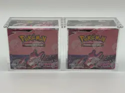 Lot of (2) Pokemon TCG SWSH Fusion Strike Booster Box SEALED w/Acrylic Case - Image 1