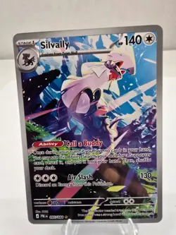 Pokemon Silvally 095/084 Illustration Rare (IR) ME05: Pitch Black Holo Near Mint - Image 1