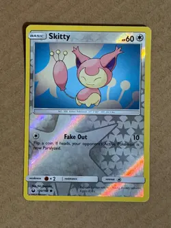 Skitty 120/168 Celestial Storm Pokemon Reverse Holo LP Ken Sugimori - Image 1