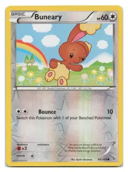Buneary 84/106 Common Flashfire Pokemon Reverse Holo 2014 - Image 1