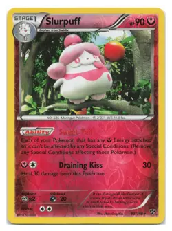 Slurpuff 95/146 Rare XY Pokemon Reverse Holo 2014 - Image 1