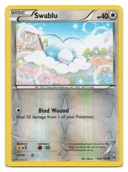 Swablu 124/162 Common BREAKthrough Pokemon Reverse Holo 2015 - Image 1