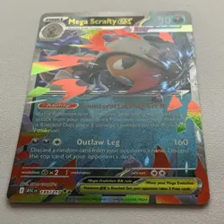 Mega Scrafty EX 135/217 Ascended Heroes Holo Ultra Rare English Full Art - Image 4