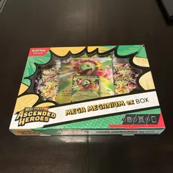 Sealed Pokemon TCG Mega Evolution Ascended Hero’s Mega Meganium Ex Box New - Image 1