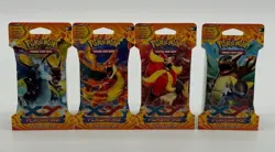 Lot of (4) Pokemon TCG XY FLASHFIRE Sleeved Booster Packs SEALED NEW (ARTSET) - Image 1