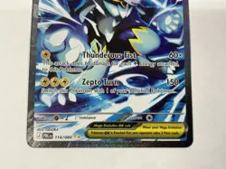 Pitch Black Pokemon TCG ME05 Mega Zeraora EX 114/084 SIR English - Image 3