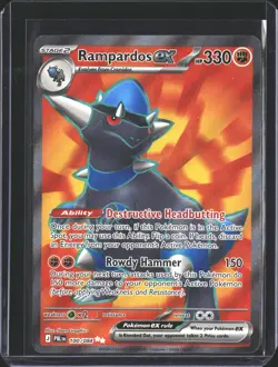 Rampardos ex 100/084 Ultra Rare Pitch Black Pokemon Holo NM/M - Image 1