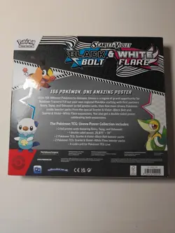 Pokemon TCG: Black Bolt & White Flare- Unova Poster Collection, Factory Sealed - Image 2