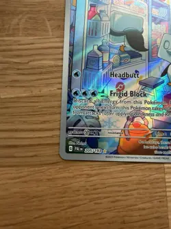 Pokemon Eiscue 205/193 Paldea Evolved Illustration Rare Holo NM - Image 4