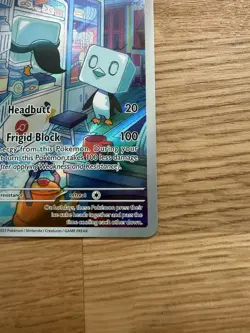 Pokemon Eiscue 205/193 Paldea Evolved Illustration Rare Holo NM - Image 5
