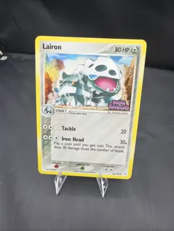 Pokemon TCG Lairon Holon Phantoms 45/110 Reverse Holo English Stamped 80HP 2006 - Image 1