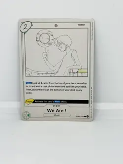 EB02-020 We Are! : Rare English One Piece TCG Card : EB02: Anime 25th Collection - Image 1