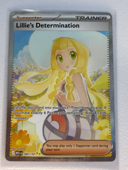 Pokemon TCG - Mega Evolution - Lillie's Determination SIR 184/132 - Mint - Image 1