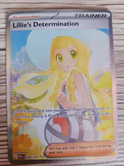 Pokemon TCG Lillie's Determination 184/132 - Mega Evolution - SIR - NM/M - Image 1