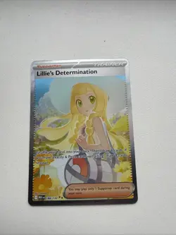 Pokemon TCG Lillie's Determination Holo Card 184/132 Mega Evolution Sir - Image 1