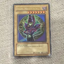 Konami Dark Magician LOB-005 Legend of Blue Eyes Ultra Rare EN 2500/2100 - Image 1