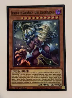 Yugioh - Infinity of the Sacred Beasts - Raviel, Lord of Phantasms - Super - 1st - Image 1