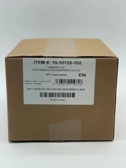 Pokemon TCG Team Rocket 6-Tin Case SEALED - Image 1