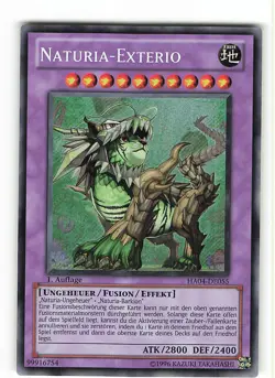 Yugioh NATURIA-EXTERIO , ha04-de055 Secret Rare deutsch Near Mint 1. Auflage - Image 1