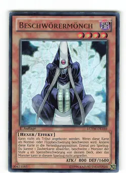 Yugioh BESCHWORERMONCH , lcyw-de166 Ultra Rare deutsch Excellent 1. Auflage - Image 1