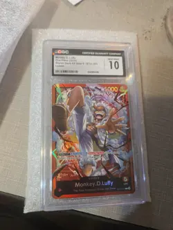 Cgc Gem Mint 10 Monkey D Luffy St21-001 Leader - Image 1