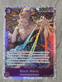 ENG One Piece CCG – Black Maria (OP08-074) SR NM/M Pack Fresh - Image 1