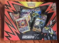 POKEMON TCG SINGLE STRIKE URSHIFU V BOX BOOSTER PACKS NEW FACTORY SEALED - Image 1