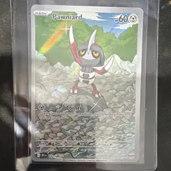 The Pokemon Company Pawniard 142/086 Sv: Black Bolt Illustration Rare Holo 60 HP - Image 1