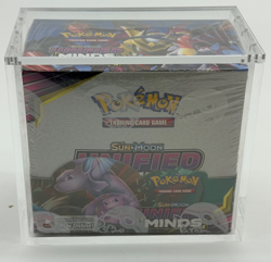 Pokemon TCG Sun & Moon Unified Minds Booster Box SEALED w/Acrylic Case - Image 1