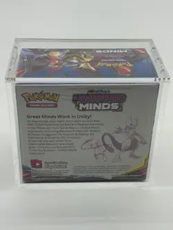 Pokemon TCG Sun & Moon Unified Minds Booster Box SEALED w/Acrylic Case - Image 3