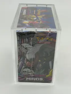 Pokemon TCG Sun & Moon Unified Minds Booster Box SEALED w/Acrylic Case - Image 4