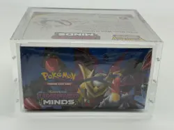 Pokemon TCG Sun & Moon Unified Minds Booster Box SEALED w/Acrylic Case - Image 5