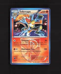 Infernape 17/135 Plasma Storm Rare Pokemon Card LP - Image 1