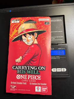 5 HEAVY 37.6g - 37.8g One Piece Card OP-13 Sleeved Booster Pack (English) ✅ - Image 3