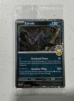 Zarude 056/084 Pokemon TCG Pitch Black Promo Card Game Stop Exclusive Sealed - Image 1