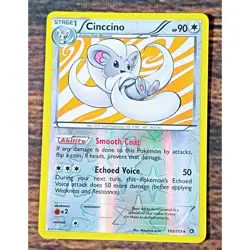 Pokemon Cinccino 105/113 Legendary Treasures Reverse Holo Rare Card 2013 BW - Image 1