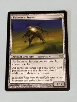 Painter's Servant 257 Shadowmoor Regular MTG TCG CARD NM - Image 1