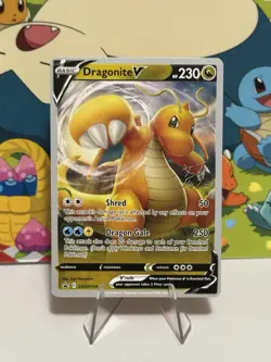 Dragonite V SWSH154 2023 World Championship Pokemon Card Shao Tong Yen Deck - Image 1