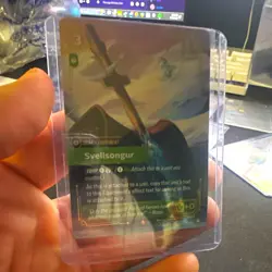 Riot Games Riftbound LoL TCG Demo Svellsongur Equipment Foil Card Nunu - Image 1