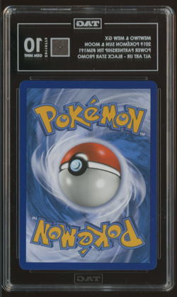 2019 Pokemon S & M Power Partnership SM191 Black Star Promo Mewtwo Mew Gx TAG 10 - Image 2