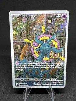 Dhelmise Illustration Rare 091/084 Pokemon Card English Pitch Black NM - Image 1