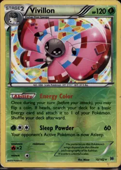 Vivillon - (Cosmos Holo) Holo Promo Miscellaneous Cards & Products 015/162 NM - Image 1