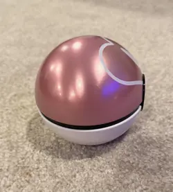 Rare Pokemon Love ball Pink Heart Pokeball Poke Ball Tin J21 Empty- Very Nice!! - Image 2