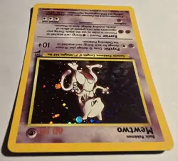 Pokemon TCG Mewtwo Base Set 10/130 Holo 1999-2000 Wizards Base Set - Image 5