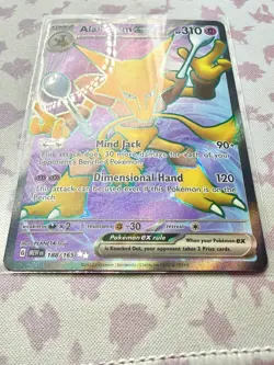 Alakazam ex 188/165 - Pokemon Scarlet & Violet SV 151 UR Full Art - NM - Image 4