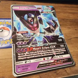 Jumbo Dawn Wings Necrozma GX 63/156 LP 2018 Card Pokemon SM Collection Box Promo - Image 2